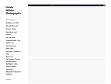 Tablet Screenshot of hardywilson.com